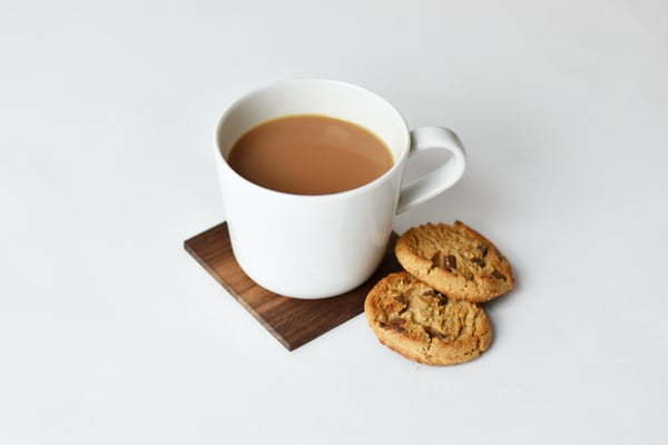 cup of tea and cookies