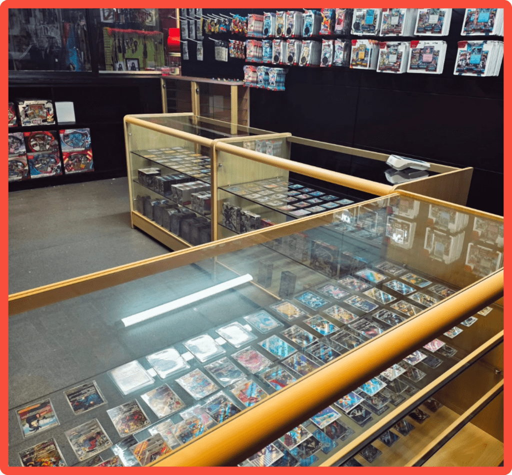 Image of the interior of the TCG store