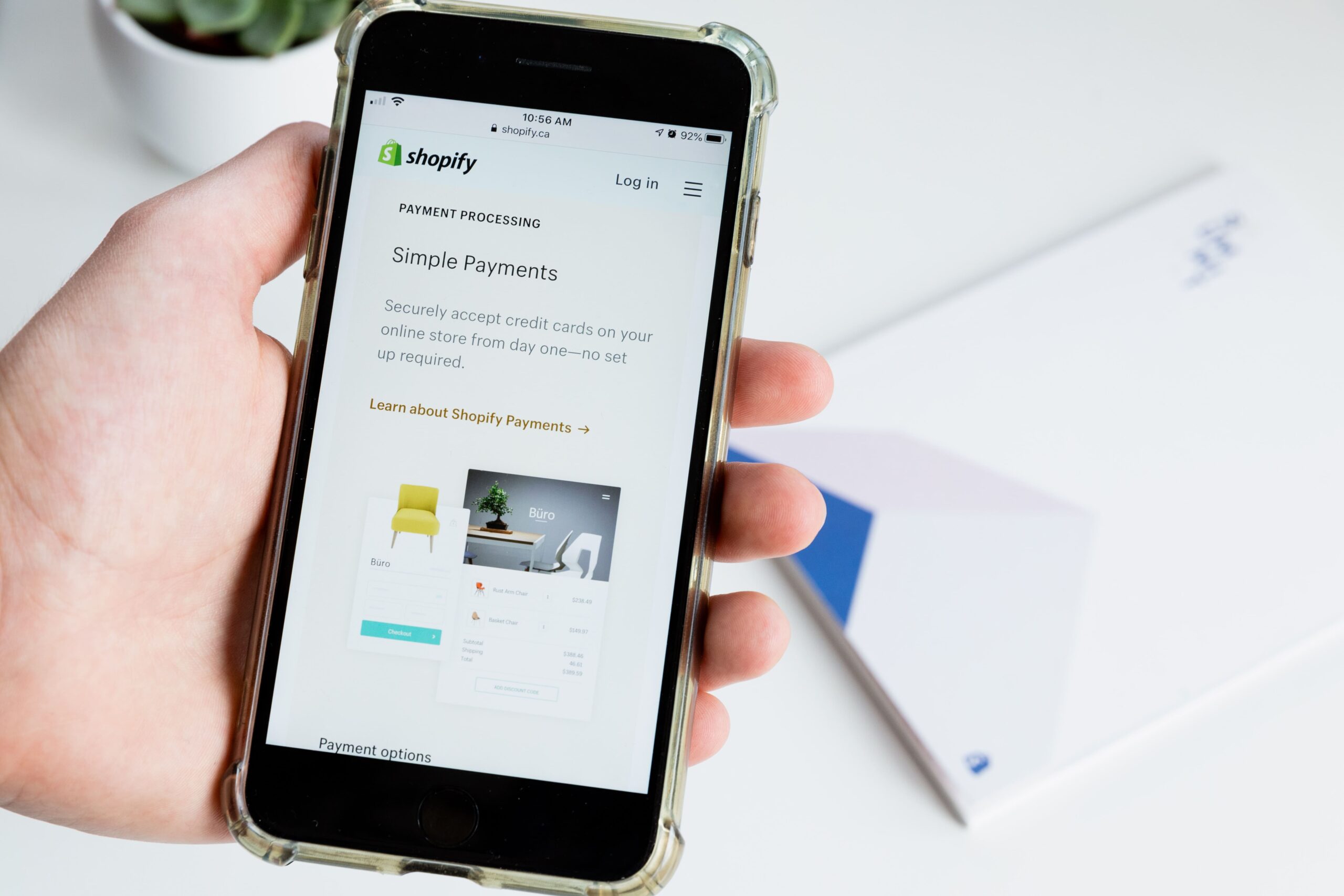 shopify-email-on-a-phone