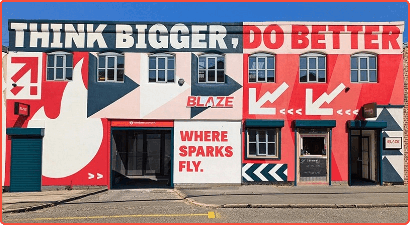 External view of Blaze Media offices in Liverpool.