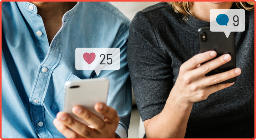 Company using social media