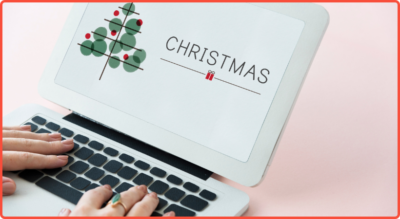 Working on christmas pages for website