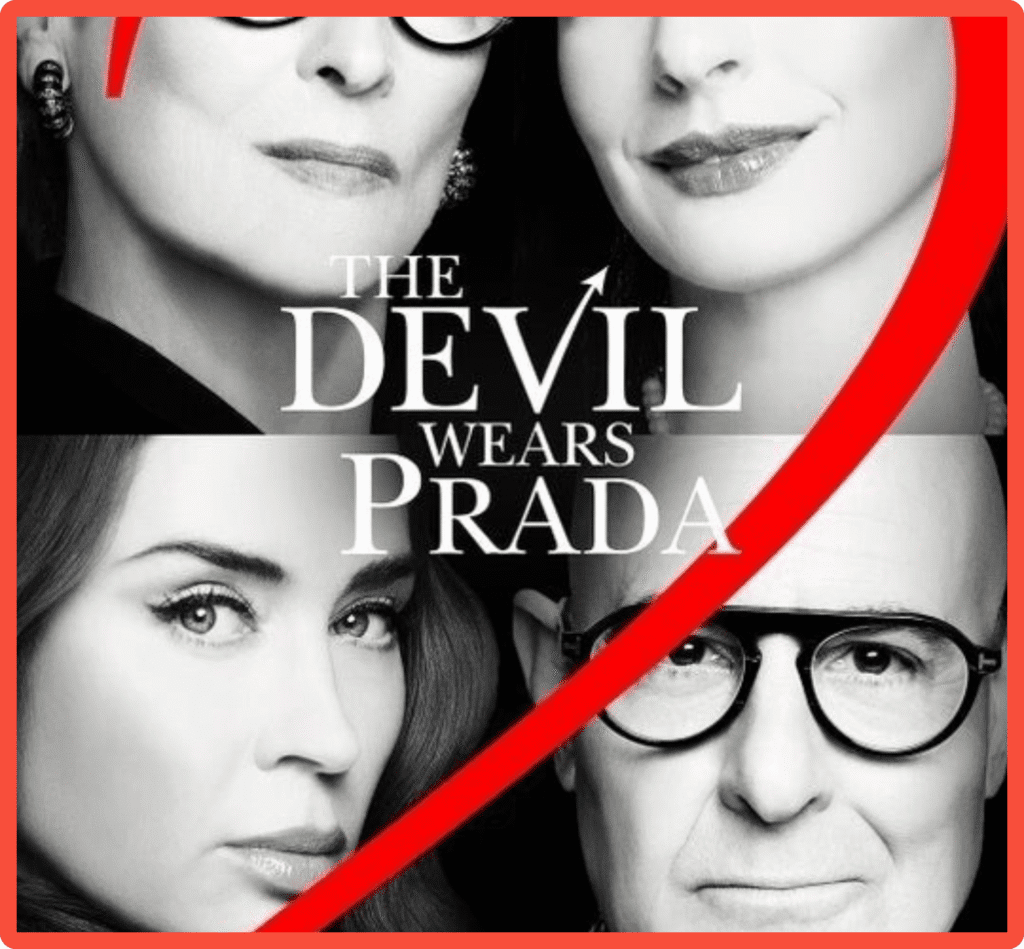Example of devil wears prada's marketing on socials 