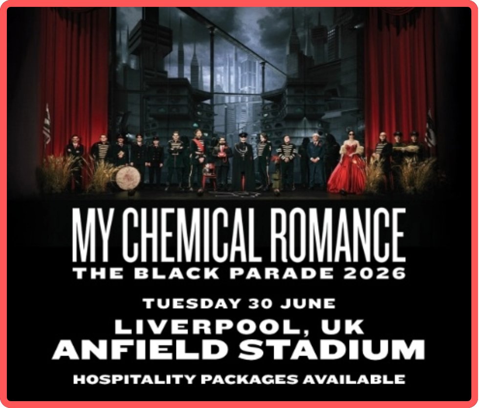 My chemical romance Liverpool anfield performance 