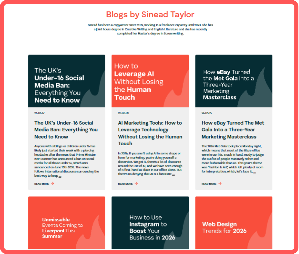 How we have built authority for our blog posts