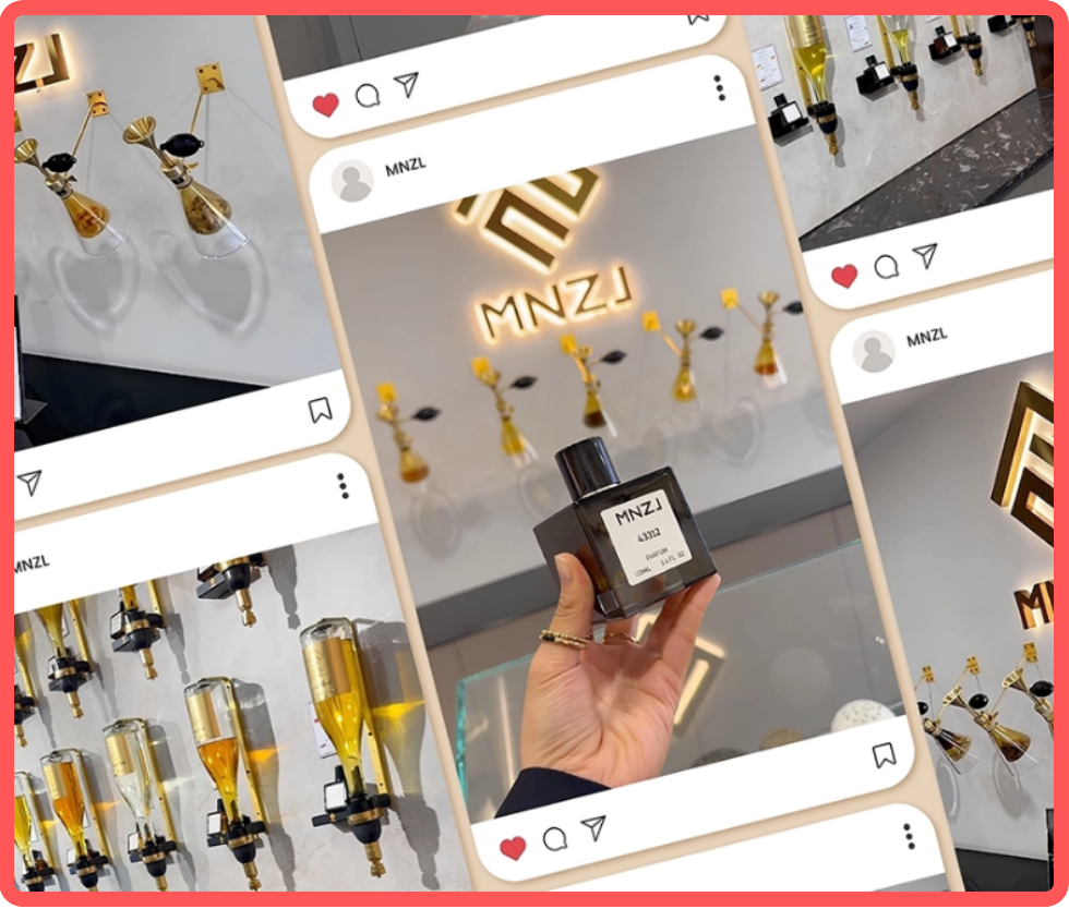 Example of Instagram content for our client MNZL