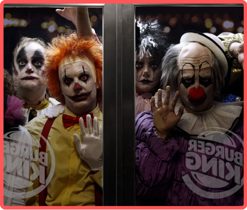 Burger king scary clown night